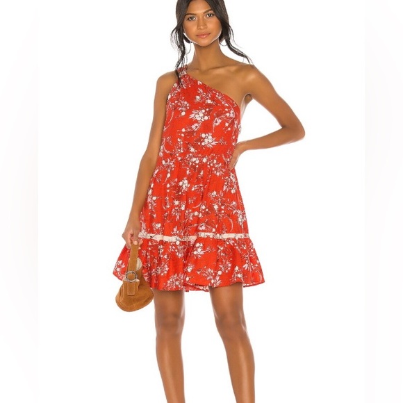 Free People Dresses & Skirts - Free People “All Mine Mini Dress” In Red -XS